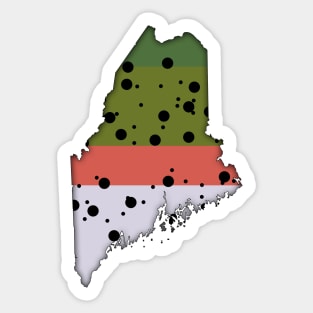 Maine Trout Sticker